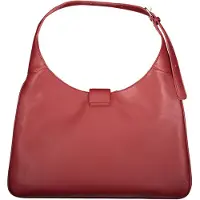 Valentino Elegante rote Damentasche mit verstellbarem Riemen und Logo-Details