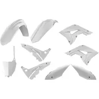Polisport Plastik-Kits weiß passend für Honda CR125/250R