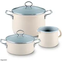 Riess Starterset Emaille Avorio 3 teilig