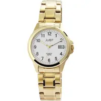 Just Herrenuhr Edelstahl Baroon Baroon, Datumsanzeige