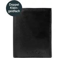 SteinMeister Herren Geldbörse Hoch Echtleder Yassin Yassin, langlebig