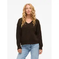 Vila Vilampe V-ausschnitt Strickpullover