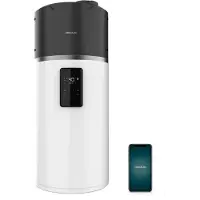 Cecotec Therme mit Aerothermie 80L, Aerothermischer Wasserheizer 80 Water Connected. Geringer Verbrauch, Steuerung per APP, R290