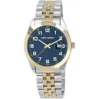 Just Watch Herrenuhr Metall aus Edelstahl mit Datumsanzeige, 3 ATM wasserdicht, kürzbar