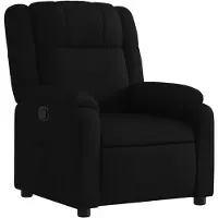 vidaXL Relaxsessel, schwarzer Stoff