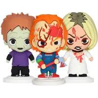 SD Toys Chucky Pokis Rubber Mini3-pack Minifigur 7 Cm One Size
