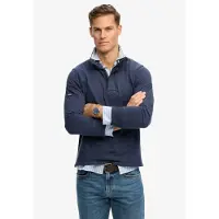 Superdry für Herren. M2014057A Klassischer marineblauer Pullover (XXL), Lässig, Baumwolle