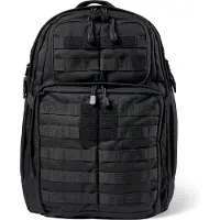 5,11 Rush 24 2.0 Backpack, schwarzer Rucksack mit MOLLE-Web