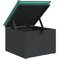 vidaXL 8-tlg. Garten-Sofagarnitur mit Kissen Braun Poly Rattan