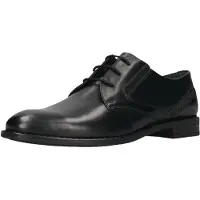 Bugatti man-Herren - Derbies, Oxfords & Mönchsschuhe-311-AO505, Black, 45