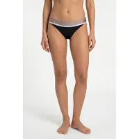 JOOP! Bikini-Hose JOOP "Color Block", Damen, Gr. 38, N-Gr, schwarz (schwarz beauty), Obermaterial: 82% Polyamid, 18% Elasthan, Badehosen Bikini-Hose