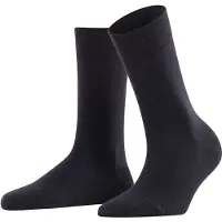 Falke Sensitive Berlin Damen Socken, 39-42, Blau, Uni, Schurwolle