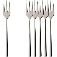 Villeroy & Boch Tafelgabel "Kuchengabeln Piemont 16 cm 6er Set edelstahl" Spülmaschinenfest