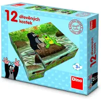 Dino Bikes DINO Maulwurf und Tiere Bildwürfel, 12 Würfel