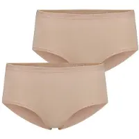Falke 2-Pack Damen Hipster Daily Comfort, L, Beige, Uni, Baumwolle