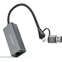 Nanocable 10.03.0411, Kabelgebunden, USB 3.2 Gen 1 (3.1 Gen 1) Type-C, Grau