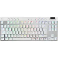 Logitech G PRO X TKL, Kabellos, RF Wireless + Bluetooth, Mechanischer Switch, QWERTY, RGB-LED, Weiß