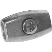 Kerbl Seilverbinder Ø 3 - 6,5 mm mit Schraube, verzinkt, Stück
