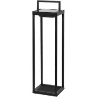 Zafferano Home Solar 2 LED-Bodenleuchte mit Akku-Schwarz-mit LED (3000K)