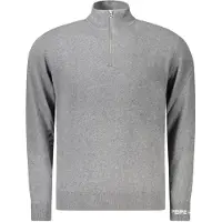 Pepe Jeans für Herren. PM7000012 Andre Mock grauer Pullover (L), Lässig, Baumwolle