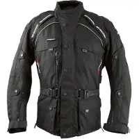 Roleff RO780 Motorradjacke – Schwarz, wasserdicht, atmungsaktiv & mit Protektoren Größe: 3XL,