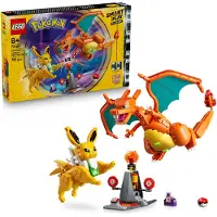 LEGO Pokémon SMART Play: Ultimativer Showdown zwischen Glurak und Blitza - All-in-1 Set mit 2 SMART Bricks, 4 Tags, 2 Figuren & Ladegerät - Geschenk für Kinder ab 8 Jahren - 72167