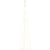 Syfax LED-Leuchtkegel Acryl Deko Warmweiß 90 cm