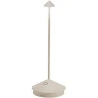 Zafferano Pina Pro LED-Akkuleuchte-Sand-mit LED (2200K/2700K/3000K)