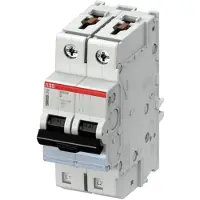 ABB S402M-D10 Sicherungsautomat D-Char., 10 A, 10 kA, 2P, steckbar 2CCS572001R0101