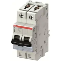 ABB S402M-UCZ63 Sicherungsautomat Z-Char., 63 A, 250 V DC, 2P, 10 kA, steckbar 2CCS572001R1638