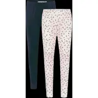 Minymo Leggings - 2er-Pack - Offwhite/Navy - - 10 Jahre (140) - Leggings