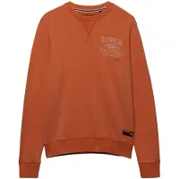 Superdry für Herren. M2014466A Vintage Prep Relaxed Crew Sweatshirt orange (XL), Lässig, Baumwolle