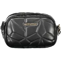 Valentino Elegante Damenhandtasche Schwarz mit Riemen & Reißverschluss-Details