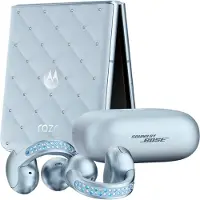 Motorola razr 60 + moto buds loop, 17,5 cm (6.9"), 8 GB, 256 GB, 50 MP, Android 15, Blau