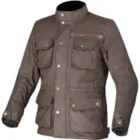 LS2 Liberty wasserdichte Motorrad-Textiljacke, braun, 2XL