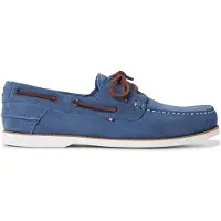 Tommy Hilfiger TH Boat Shoe Core Suede Bootschoen - Licht blauw - Maat 44