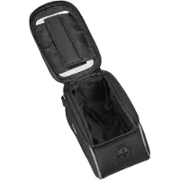 Vayox Fahrradtasche für den Rahmen mit Handyfach, VA0450 1.2L, Schwarz