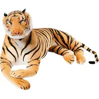 Ed Brubaker riesiger Tiger braun 150 cm König des Dschungels Stofftier Plüschtier