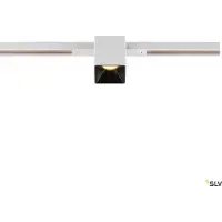 SLV 1008977 FIX-IT!, 48V, DALI, eckig, Standard track, Spot, 2000-3000K, 7.4 W, 36°, weiß / schwarz