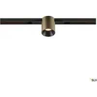 SLV 1008952 FIX-IT!, 48V, DALI, rund, Standard track, Spot, 3000K, 6.6 W, 36°, bronze / schwarz