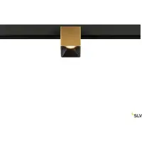 SLV 1008991 FIX-IT!, 48V, DALI, eckig, Surface mounted track, Spot, 2000-3000K, 7.4 W, 36°, gold / schwarz