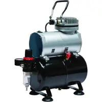 Bc-elec - TC-20T ÖLFREIER MINI-KOMPRESSOR AIRBRUSH KOMPRESSOR DRUCKLUFT AS186 4 BAR LUFTTANK
