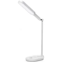 Platinet Luna Schreibtischlampe LED 10W verstellbar weiß