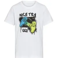 Kidsworld T-Shirt in weiß | Gr.: 176/182
