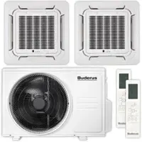 Bosch Buderus Multisplit Klimaanlage Decken-Set | Logacool AC166i | 2,6+3,5kW