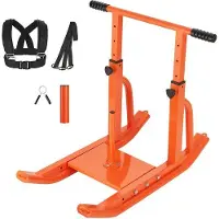 OEM Athletische Oefenapparatuur für Kraft und Geschwindigkeit, mit justierbarer Höhe, für Fitness-Training, mit orangem Farbton, für 25/51 mm Gewichtsscheiben.