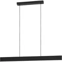 Eglo Hängeleuchte "ANDREAS-Z", schwarz-weiß (schwarz), 2, H: 110cm, 1 Stk., Leuchten, Timer, App / Sprachsteuerung Alexa, 117x7x110cm, exkl. Fernbedienung, Hängeleuchte
