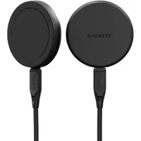 Cygnett ChargePuck Qi2.0, Drinnen, USB, Kabelloses Aufladen, 1,2 m, Schwarz