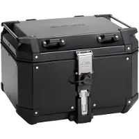 Kappa Moto Topcase 48L MONOKEY KVG480B K'VOYAGER Aluminium Schwarz eloxiert Schwarz