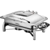 Saro Chafing Dish, 1/1 GN, Behälter induktionsgeeignet, RAINER 213-1200 , Maße (L x B x H): 440 x 580 x 300 mm